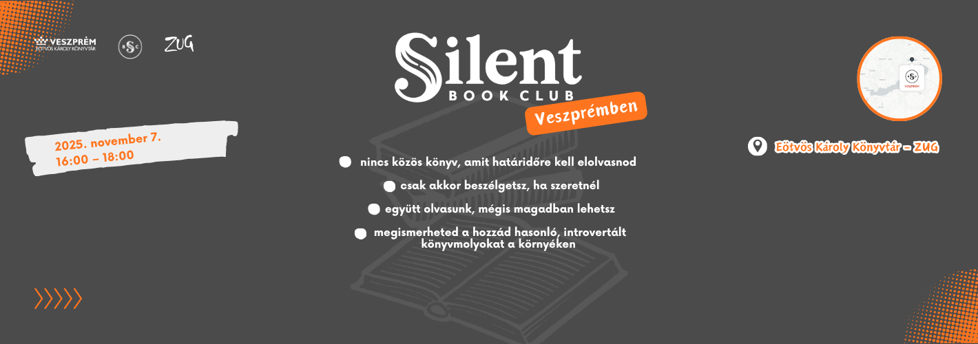 A Silent Book Club Veszprémben-Helyszín: Eötvös Károly Könyvtár - ZUG.png