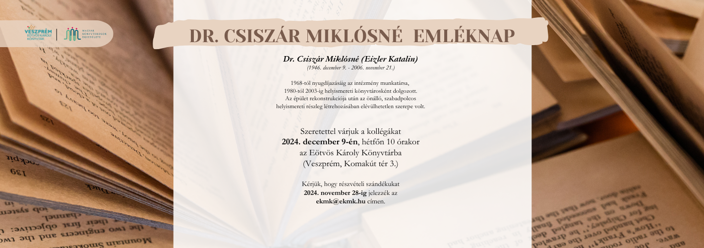 banner_honlap_Dr. Csiszár Miklósné elméknap.png