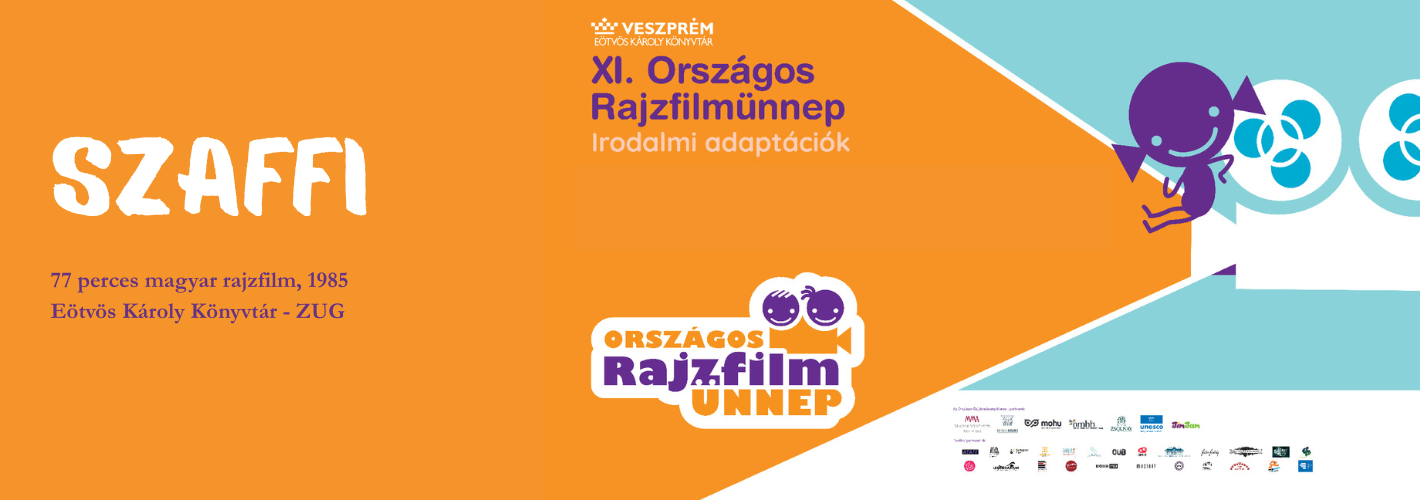 Szaffi rajzfilm vetítés - 77 perces magyar rajzfilm, 1985  Eötvös Károly Könyvtár - ZUG  Helyszín: Eötvös Károly Könyvtá
