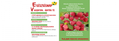 EGÉSZSÉGNAP 16: 00 A férfi egészség és az étrend kapcsolata  Előadó: Dr. Szabó Zoltán dietetikus (Pécs),táplálkozástudom