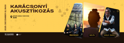 Karácsonyi akusztikozás- Fellépők: - Fényhozó zenekar, SeLis, Süle Zsolt