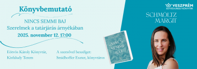 Könyvbemutató: Schmöltz Margit:  NINCS SEMMI BAJ - Szerelmek a tatárjárás árnyékában.png