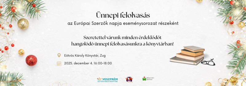 Ünnepi felolvasás - az Európai Szerzők napja eseménysorozat részeként