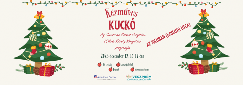 Kézműves Kuckó - Az Illatos Advent rendezvénysorozathoz csatlakozott az American Corner Veszprém