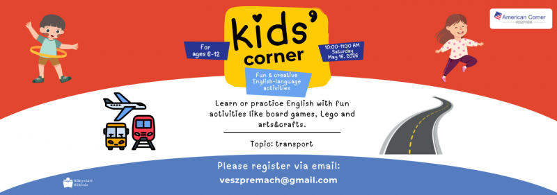 Kids corner_Join us for a fun morning, where kids can learn or practice the English language with fun activities 