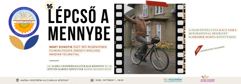 Mart Kivastik észt regényének filmváltozata eredeti nyelven, magyar felirattal Időpont: 2026. október 7., 18:00 Helyszín
